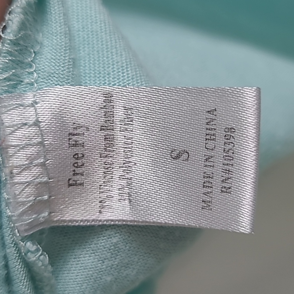 Free Fly Women's Light Blue Long Sleeve Bamboo Top Size Small - Picture 6 of 7